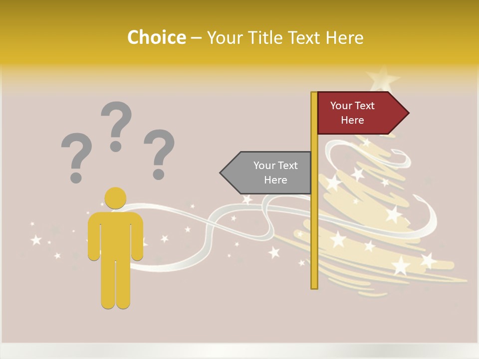 Winding Modern Curling PowerPoint Template