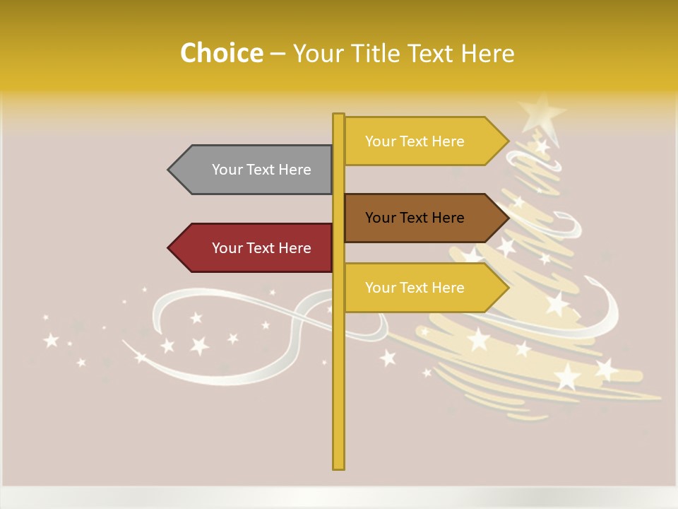 Winding Modern Curling PowerPoint Template