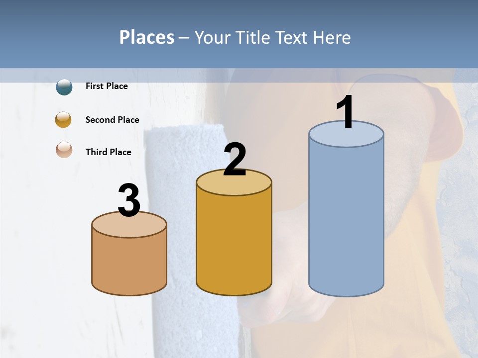 Improvement Painter Wall PowerPoint Template