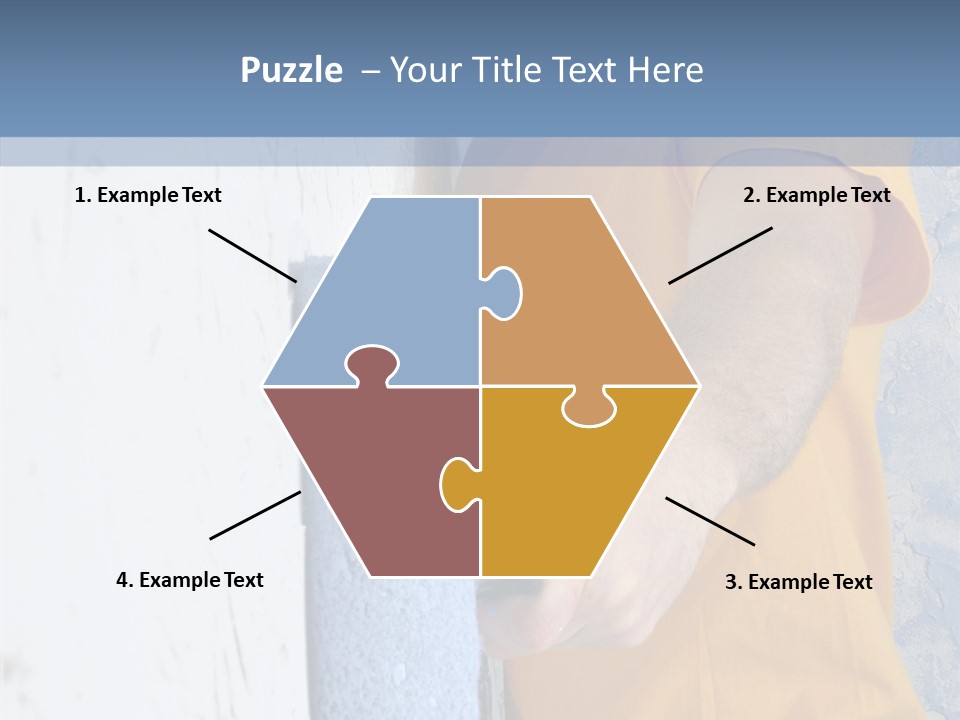 Improvement Painter Wall PowerPoint Template
