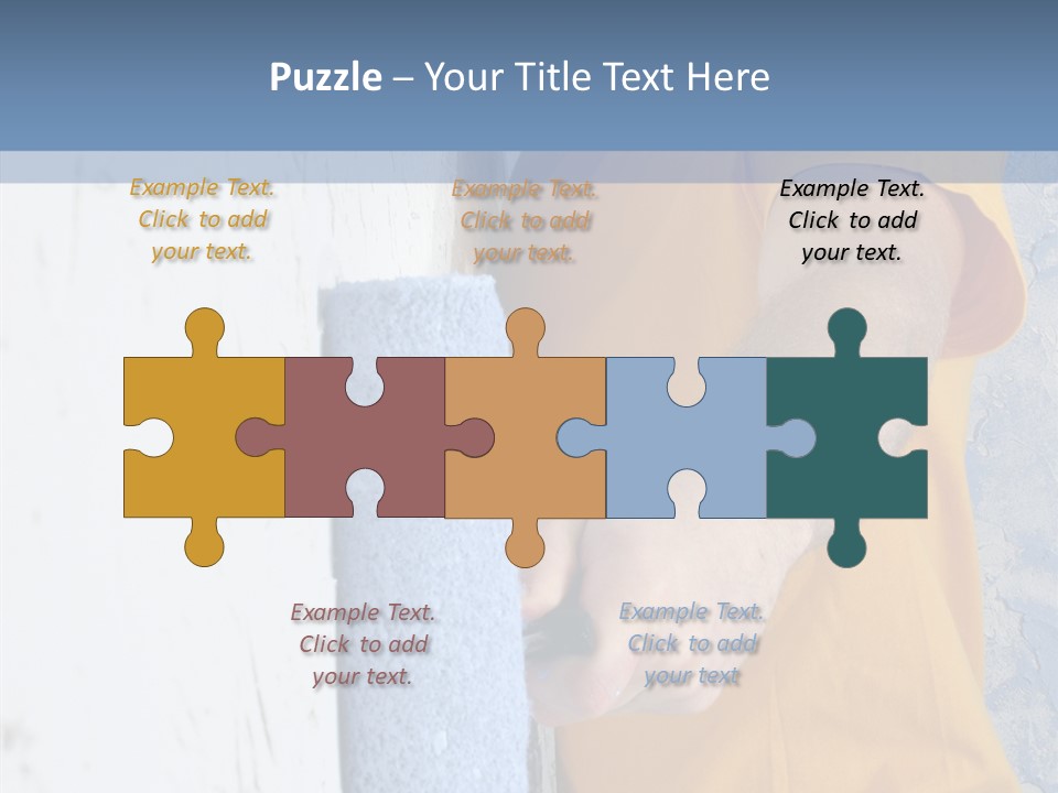 Improvement Painter Wall PowerPoint Template