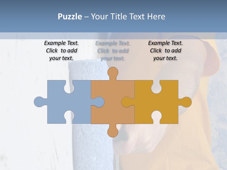 Improvement Painter Wall PowerPoint Template