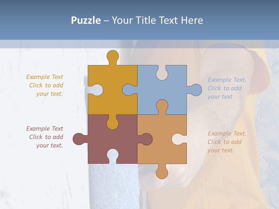 Improvement Painter Wall PowerPoint Template