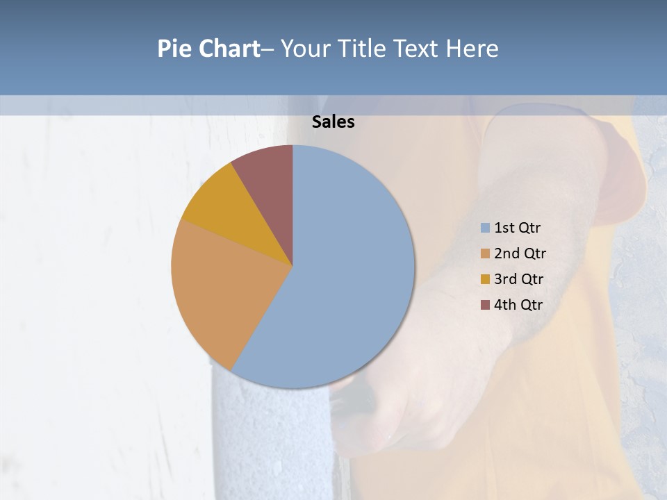 Improvement Painter Wall PowerPoint Template