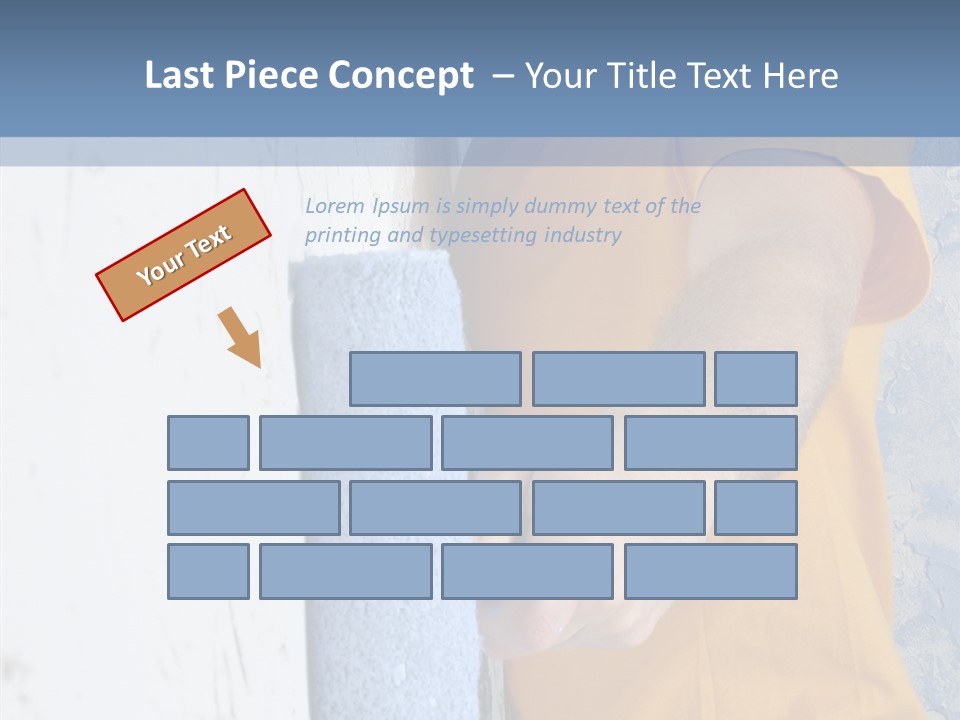 Improvement Painter Wall PowerPoint Template