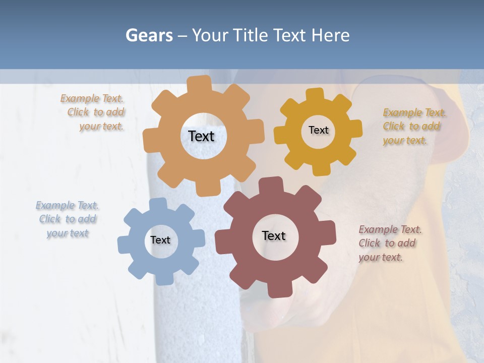 Improvement Painter Wall PowerPoint Template