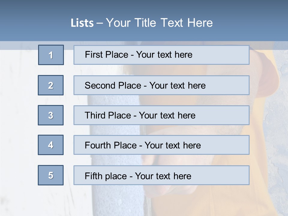 Improvement Painter Wall PowerPoint Template