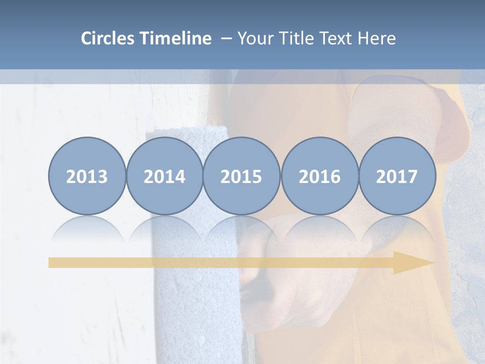 Improvement Painter Wall PowerPoint Template