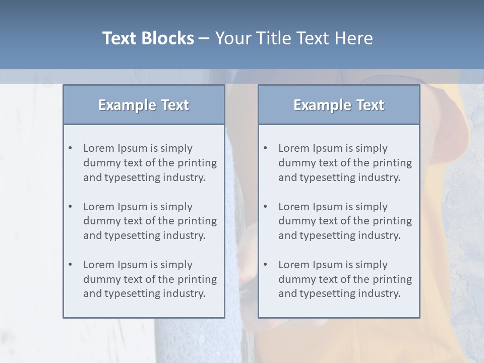 Improvement Painter Wall PowerPoint Template
