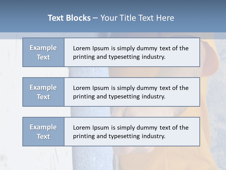 Improvement Painter Wall PowerPoint Template
