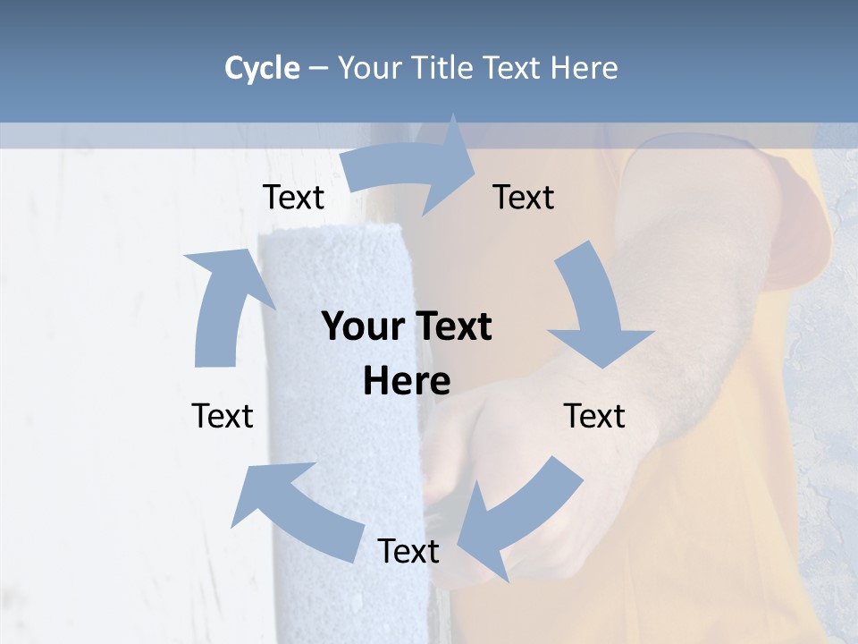 Improvement Painter Wall PowerPoint Template