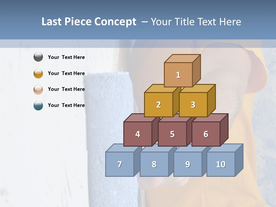 Improvement Painter Wall PowerPoint Template