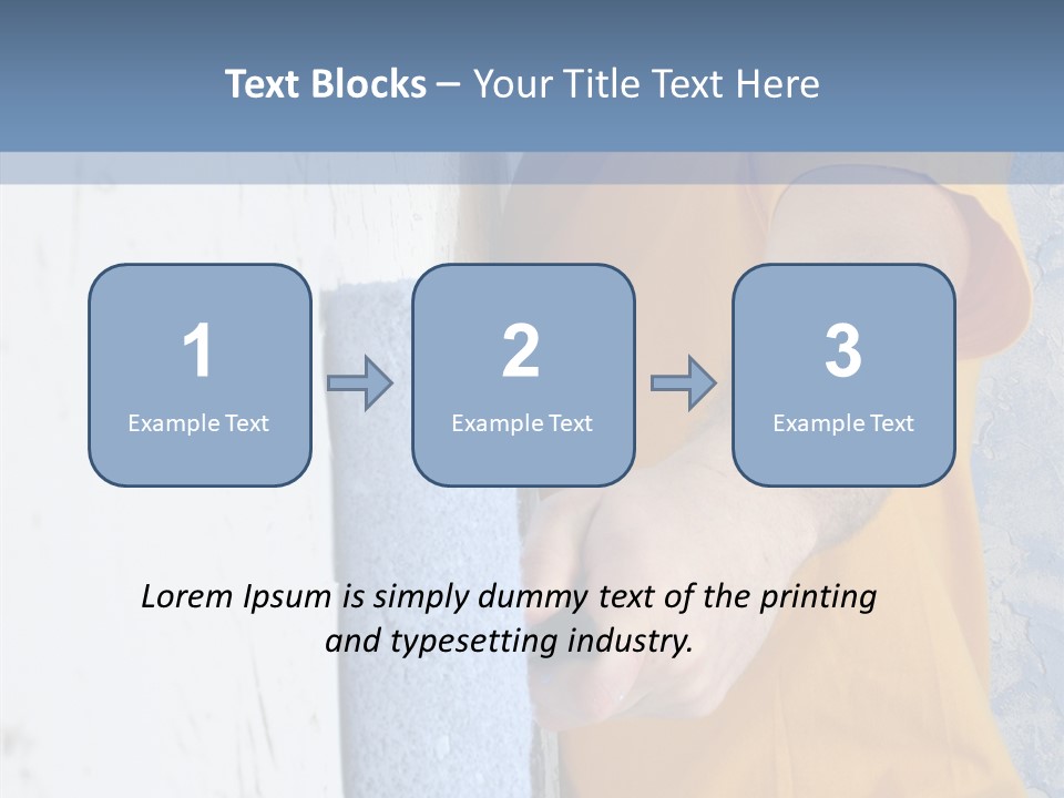 Improvement Painter Wall PowerPoint Template