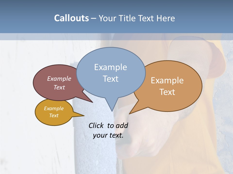 Improvement Painter Wall PowerPoint Template