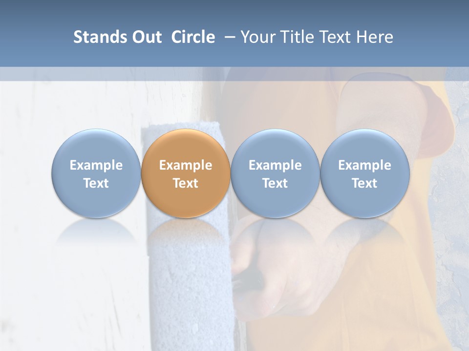 Improvement Painter Wall PowerPoint Template