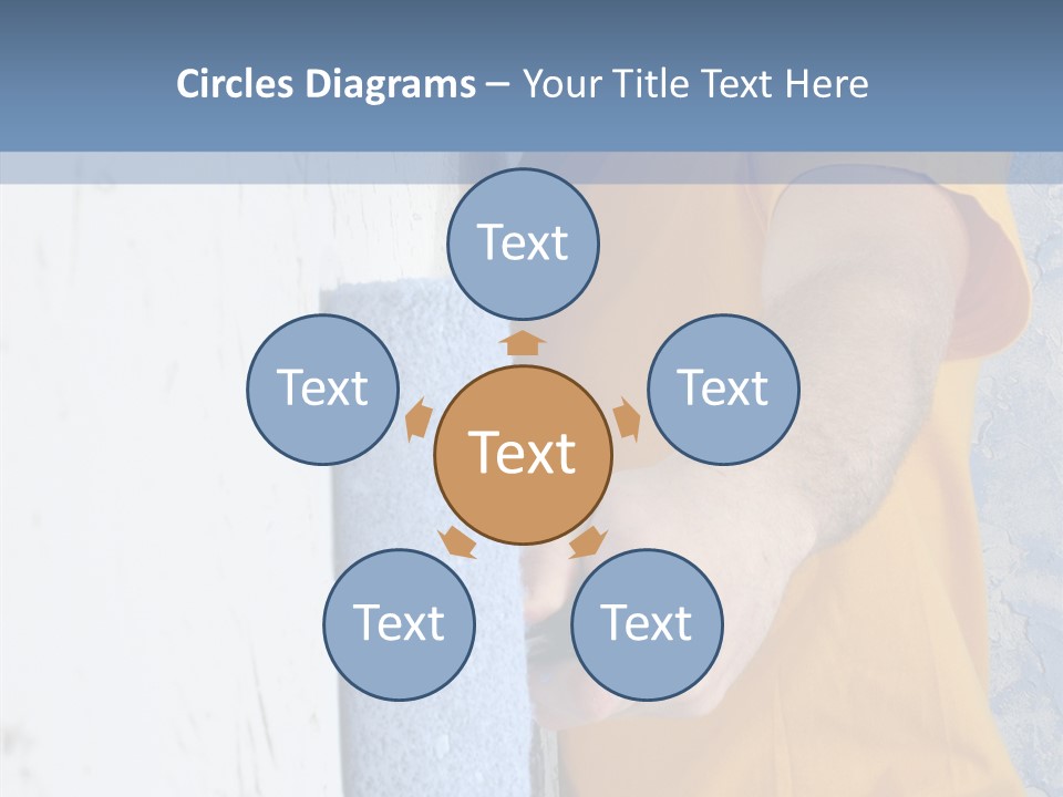 Improvement Painter Wall PowerPoint Template