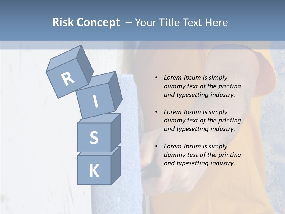 Improvement Painter Wall PowerPoint Template