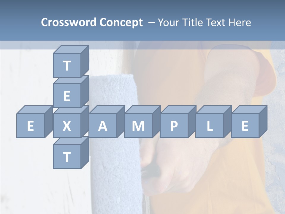 Improvement Painter Wall PowerPoint Template