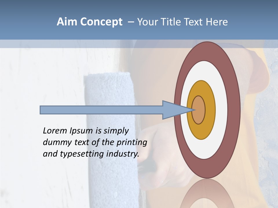 Improvement Painter Wall PowerPoint Template