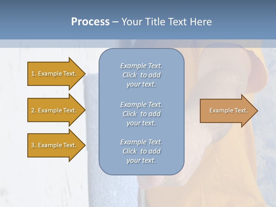 Improvement Painter Wall PowerPoint Template