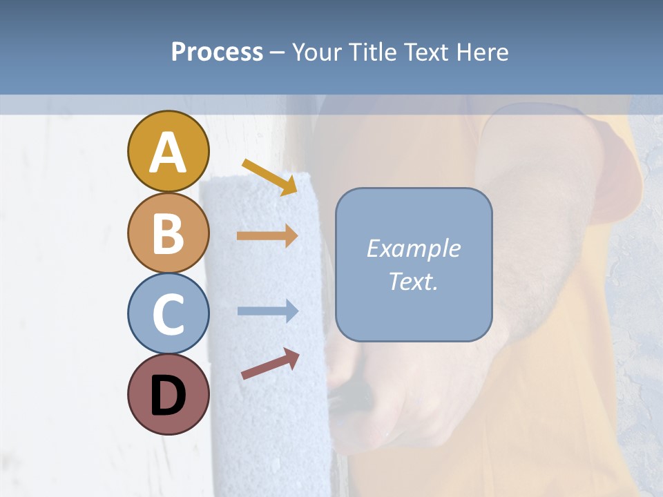 Improvement Painter Wall PowerPoint Template