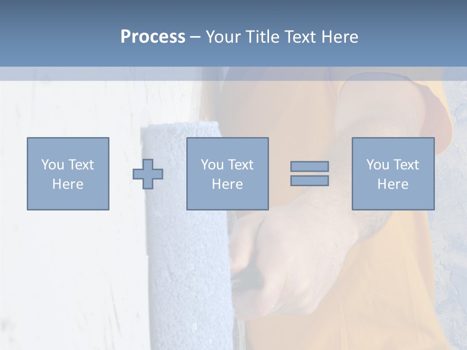 Improvement Painter Wall PowerPoint Template