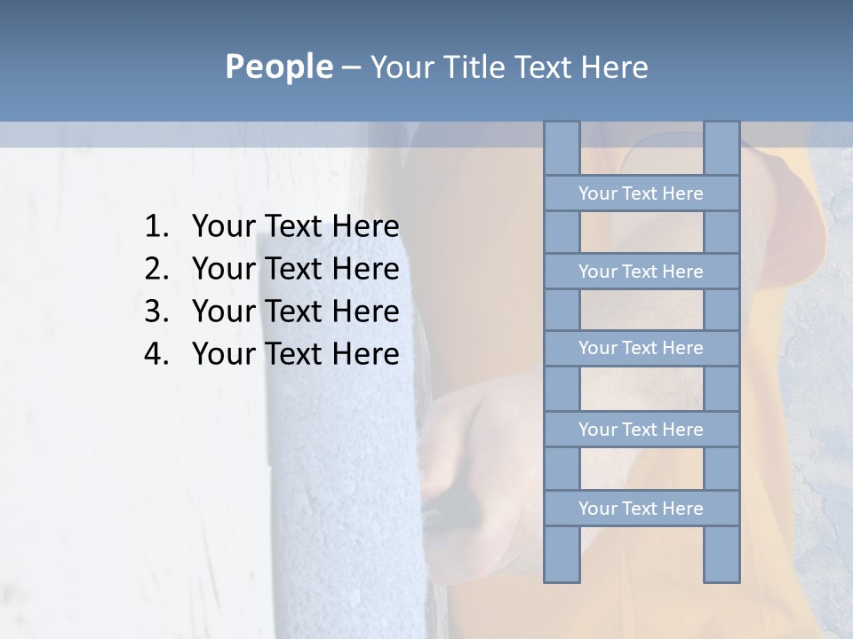 Improvement Painter Wall PowerPoint Template