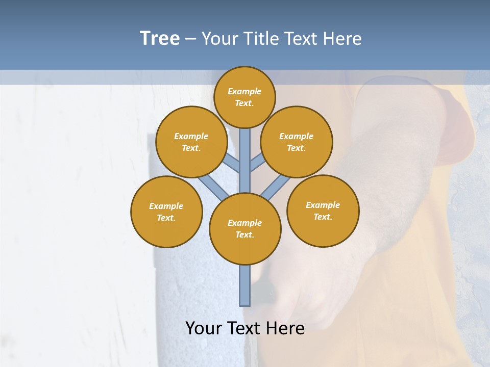 Improvement Painter Wall PowerPoint Template