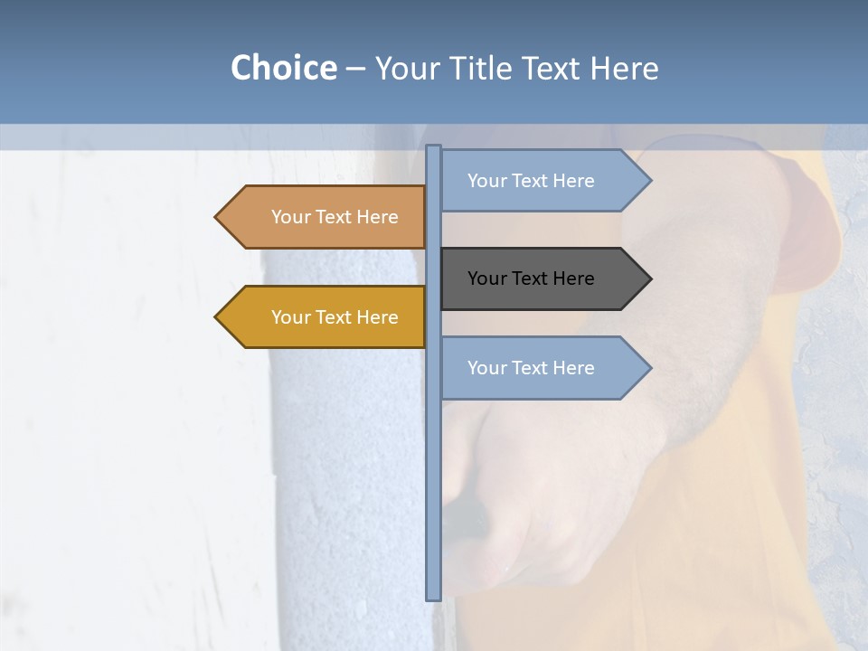 Improvement Painter Wall PowerPoint Template