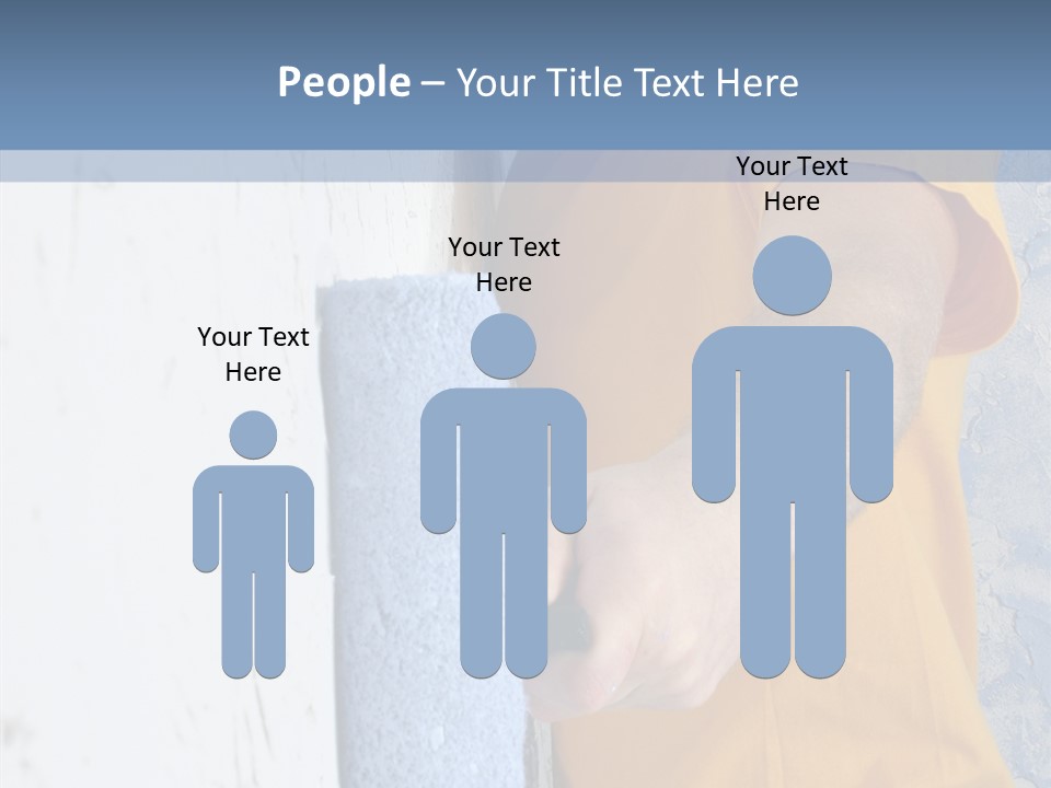 Improvement Painter Wall PowerPoint Template