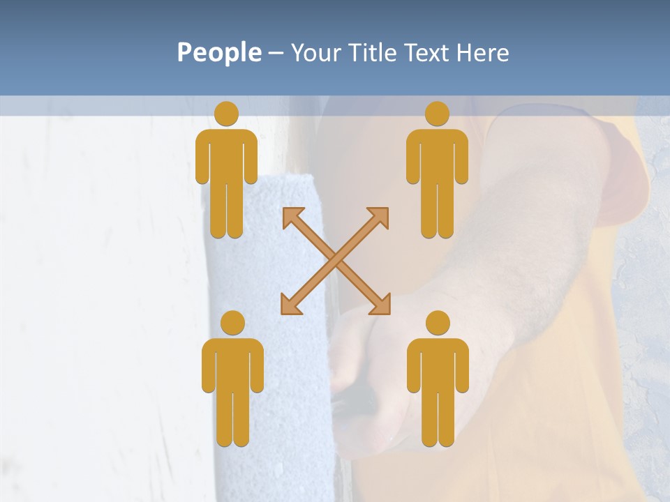 Improvement Painter Wall PowerPoint Template