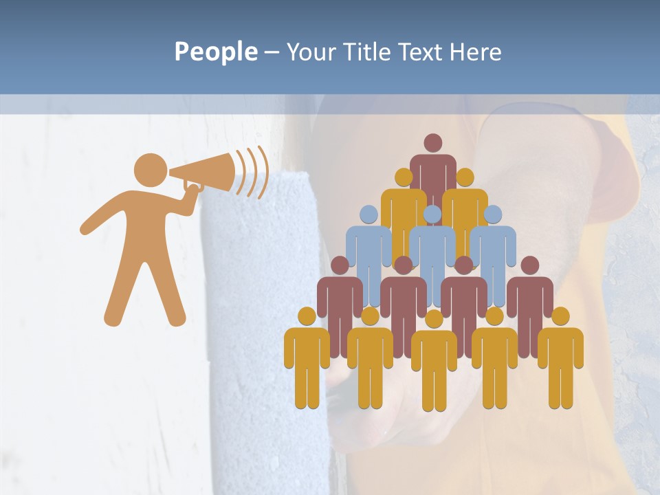 Improvement Painter Wall PowerPoint Template