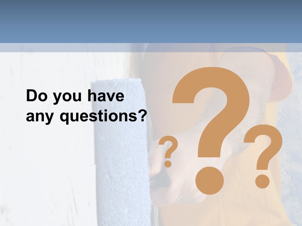 Improvement Painter Wall PowerPoint Template