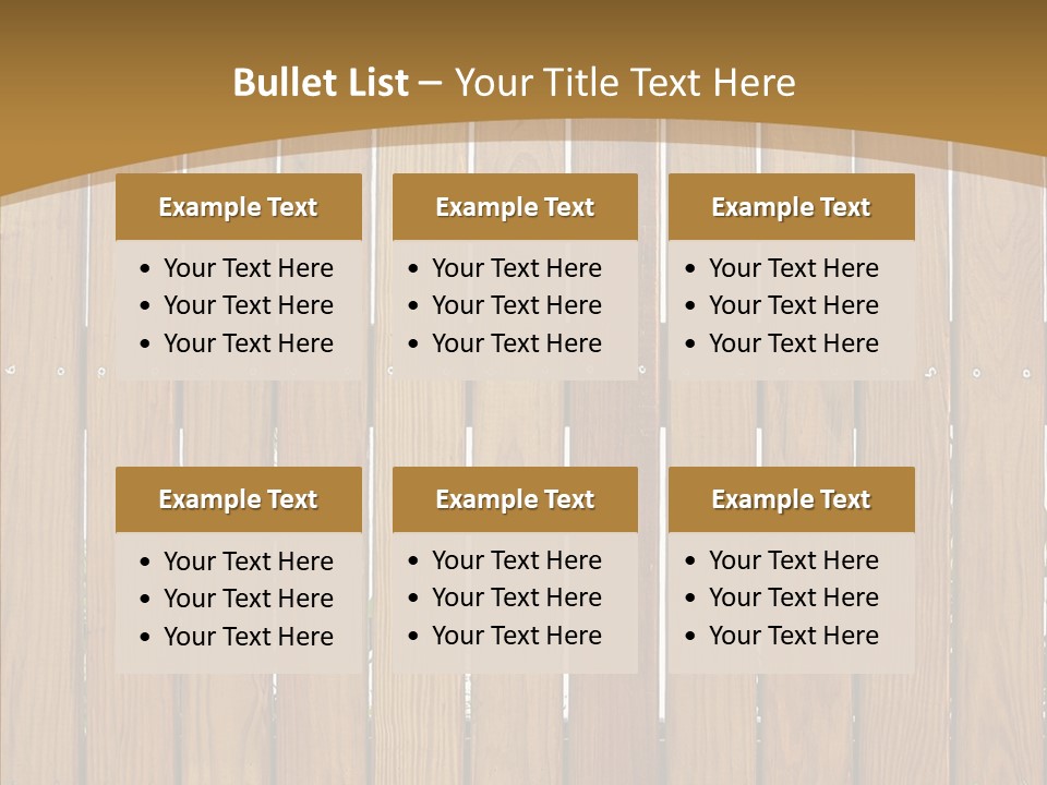 Timber Vertical Parallel PowerPoint Template