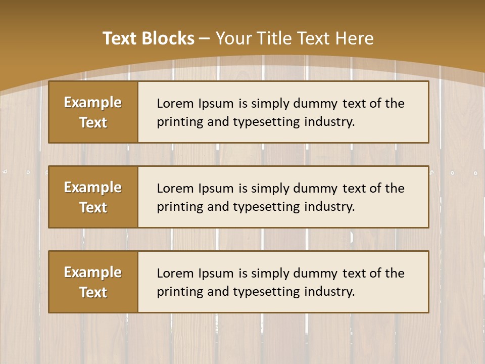 Timber Vertical Parallel PowerPoint Template