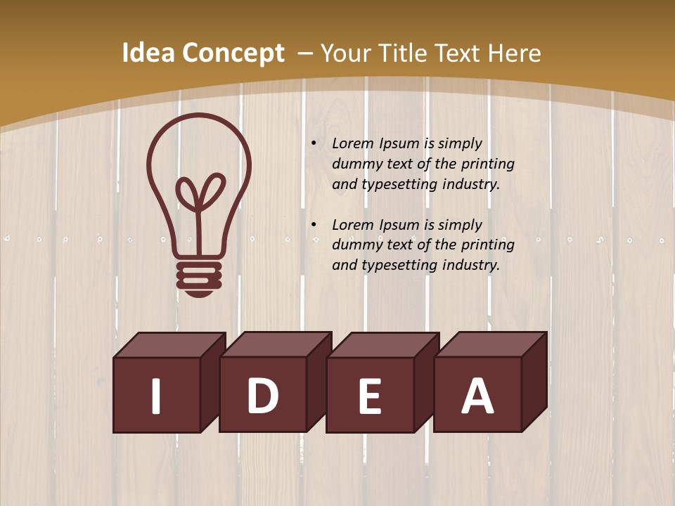 Timber Vertical Parallel PowerPoint Template