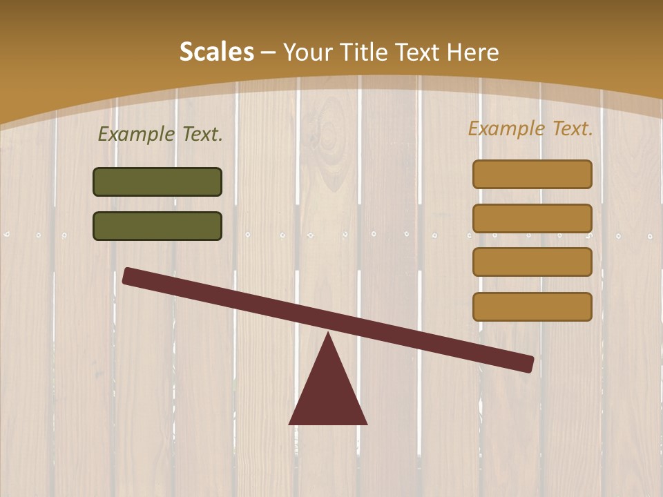 Timber Vertical Parallel PowerPoint Template