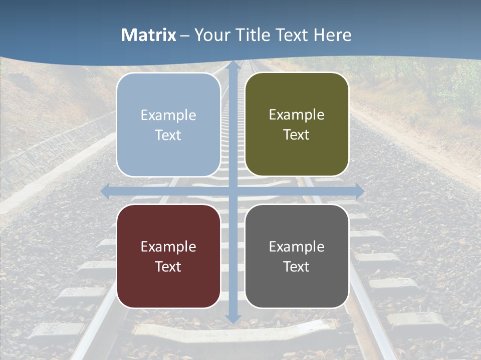 Junction Steel Lost PowerPoint Template