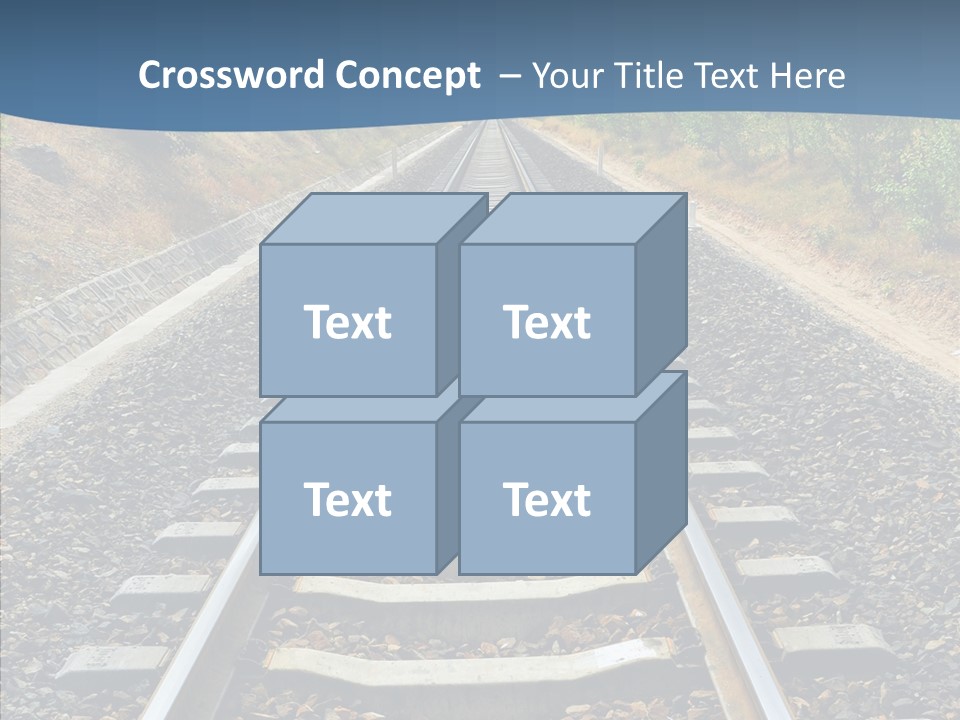 Junction Steel Lost PowerPoint Template