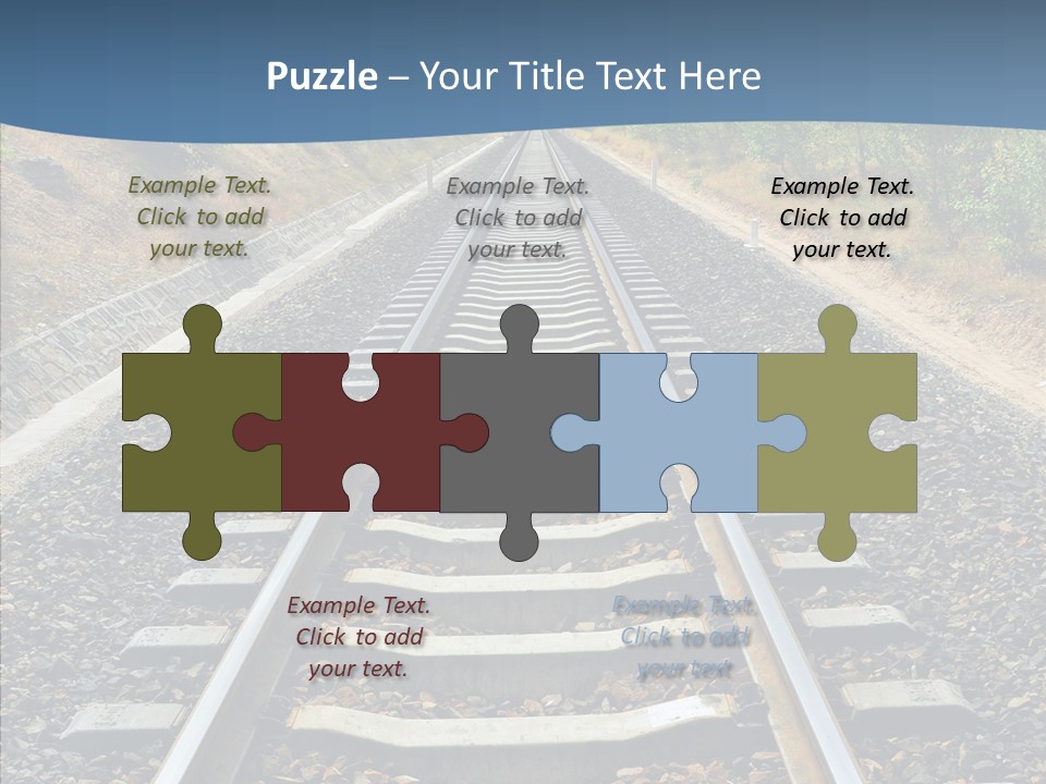 Junction Steel Lost PowerPoint Template