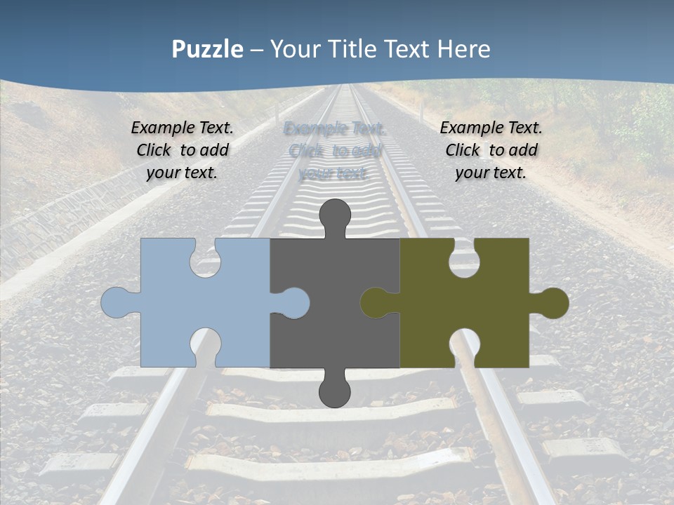 Junction Steel Lost PowerPoint Template