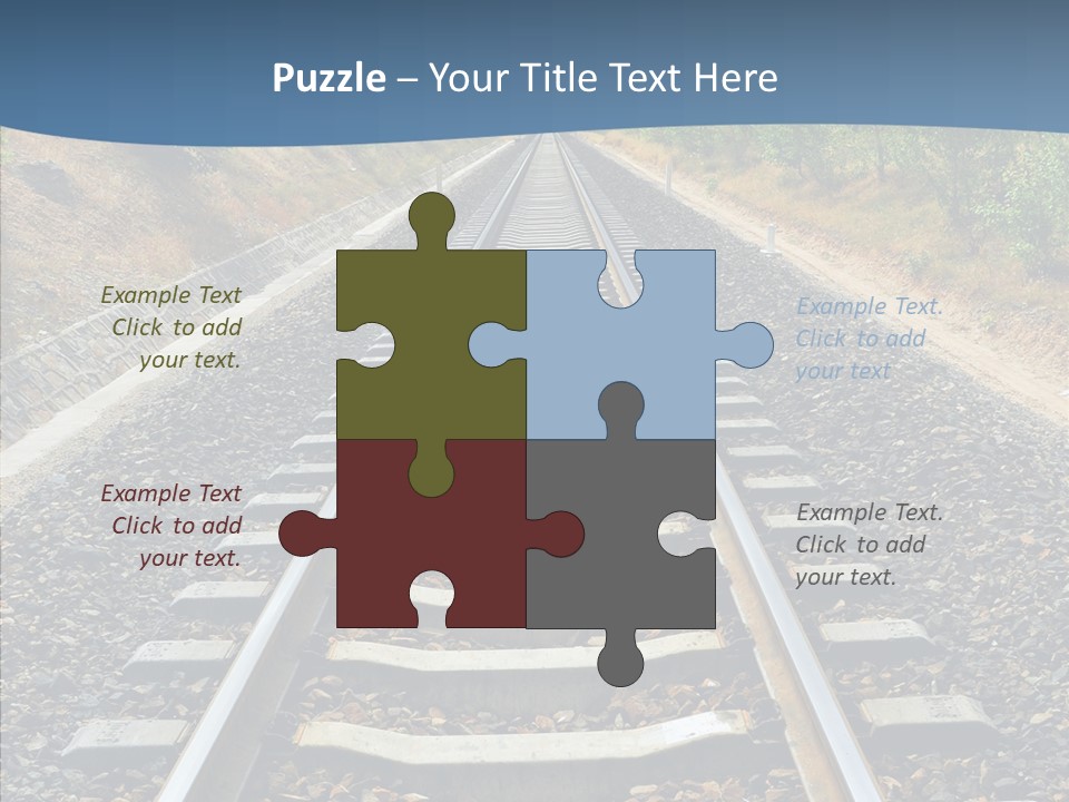 Junction Steel Lost PowerPoint Template