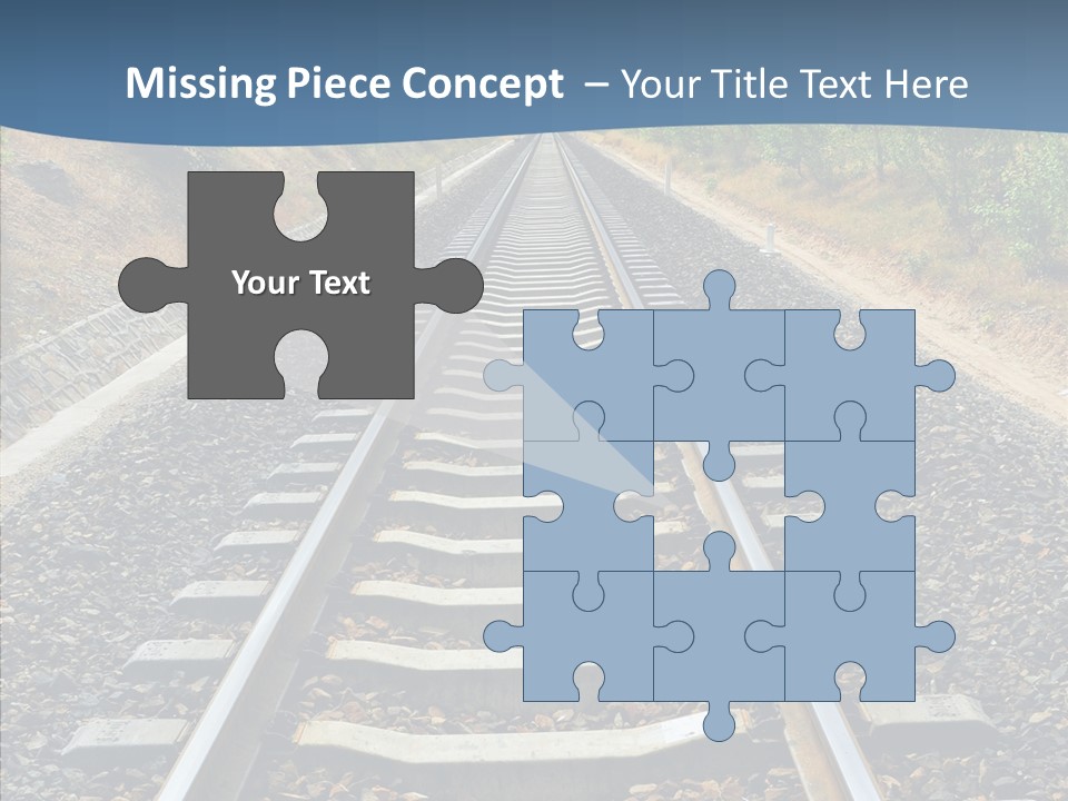 Junction Steel Lost PowerPoint Template