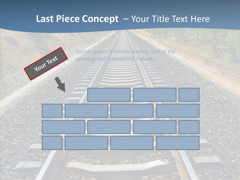 Junction Steel Lost PowerPoint Template