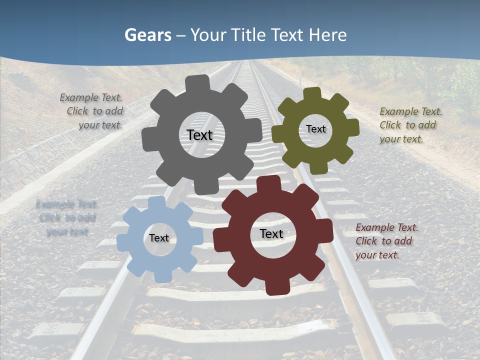 Junction Steel Lost PowerPoint Template