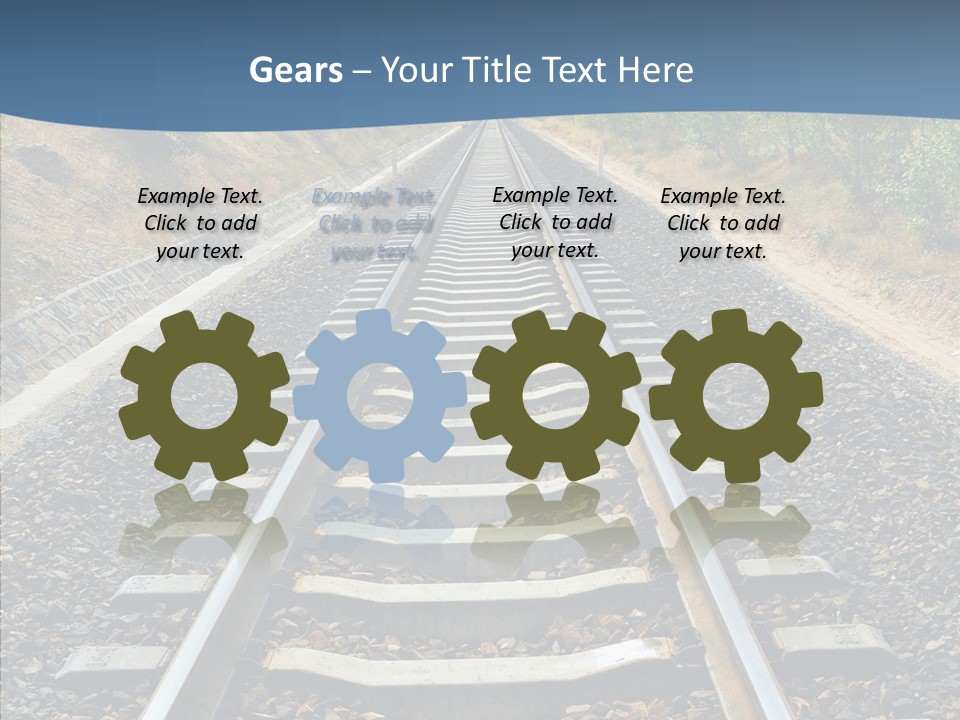 Junction Steel Lost PowerPoint Template