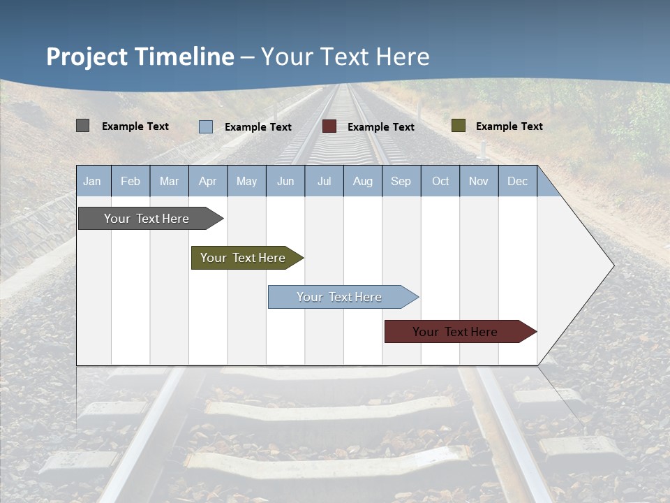 Junction Steel Lost PowerPoint Template
