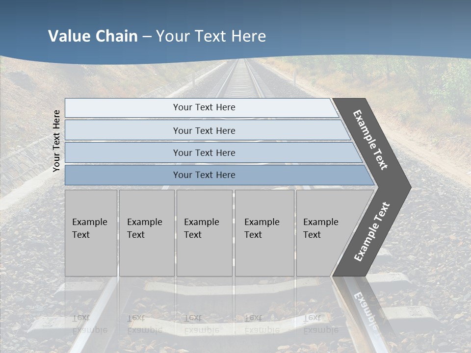 Junction Steel Lost PowerPoint Template