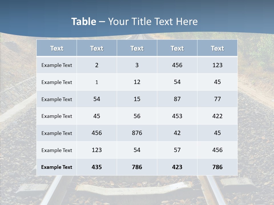 Junction Steel Lost PowerPoint Template