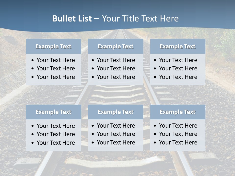 Junction Steel Lost PowerPoint Template